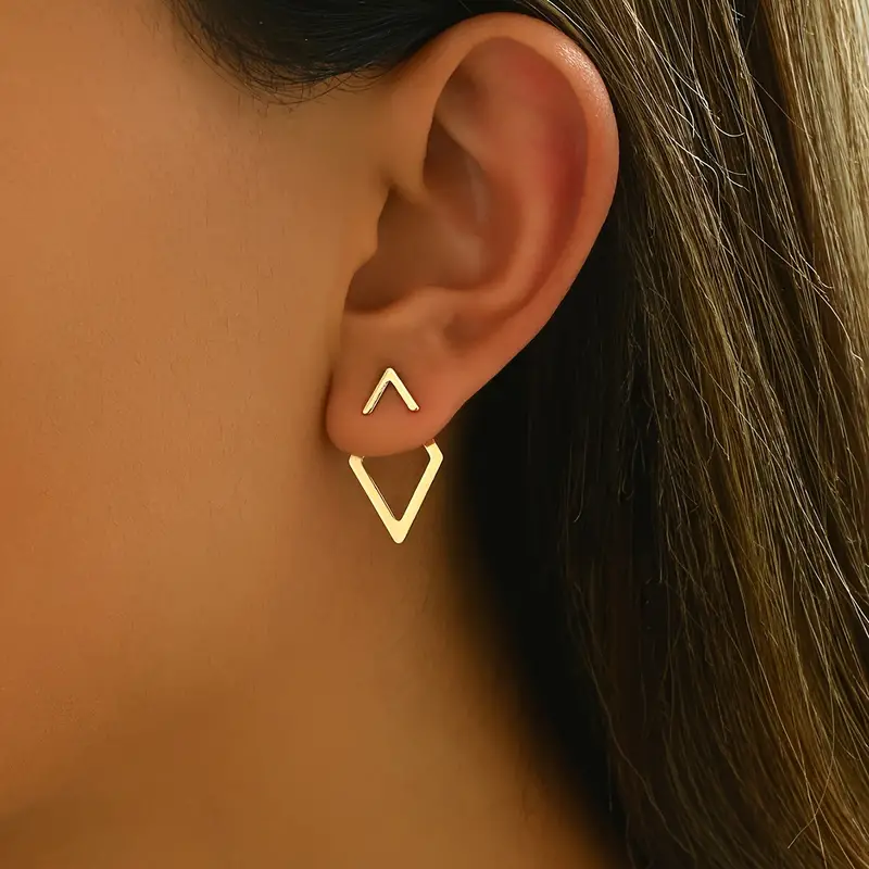 Chevron Geometric Earrings