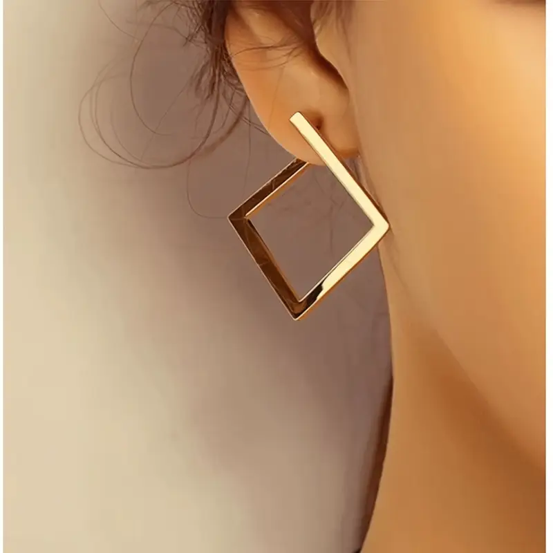 Square Statement Earrings